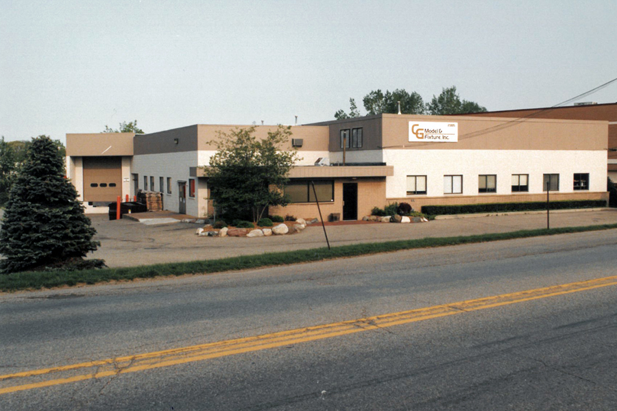 Commercial Tool Group image of the original CG Model and Fixture building