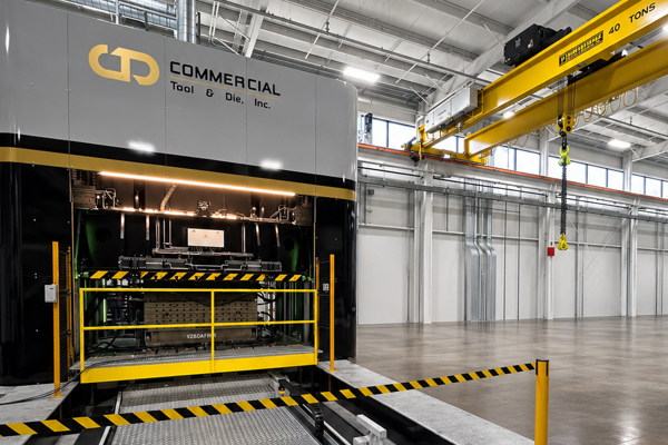 Commercial Tool Group image of a compression mold press