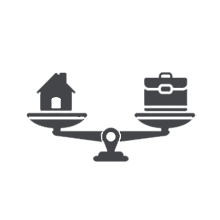 Icon depicting balance
