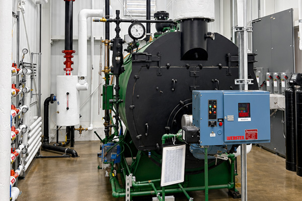 Image of a 65 HP Boiler for Compression Molding at Commercial Tool & Die